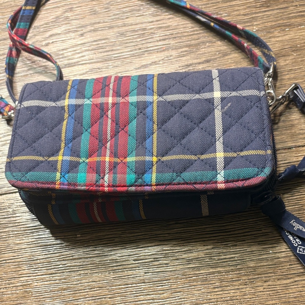 Vera Bradley Multicolor Plaid Crossbody Bag